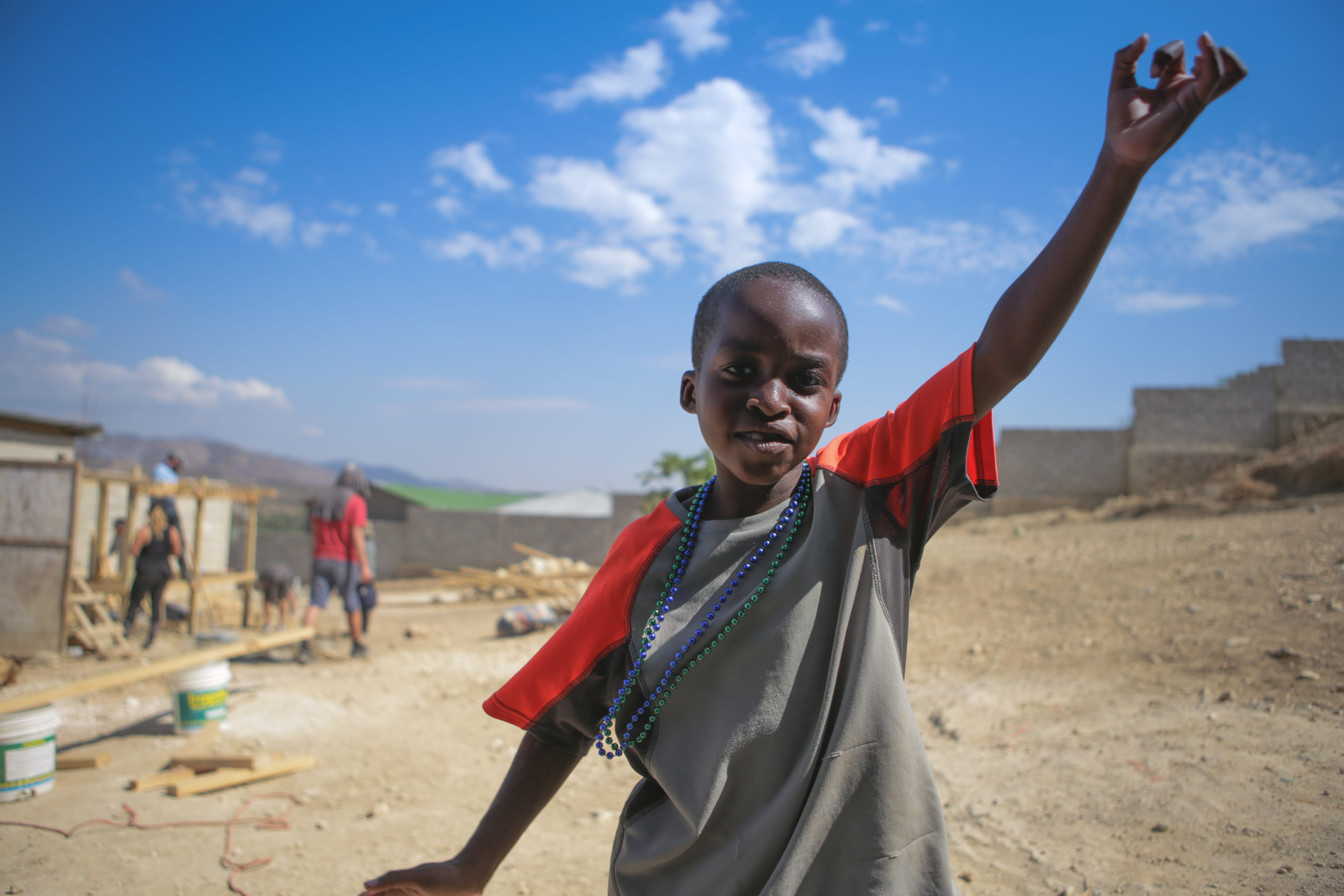 Young person representing future generations in African dryland communities
